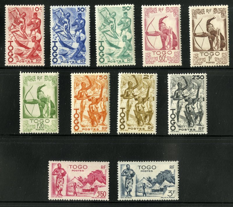 TOGO 309-22 MNH SHORT SET SCV $16.05 BIN $8.00