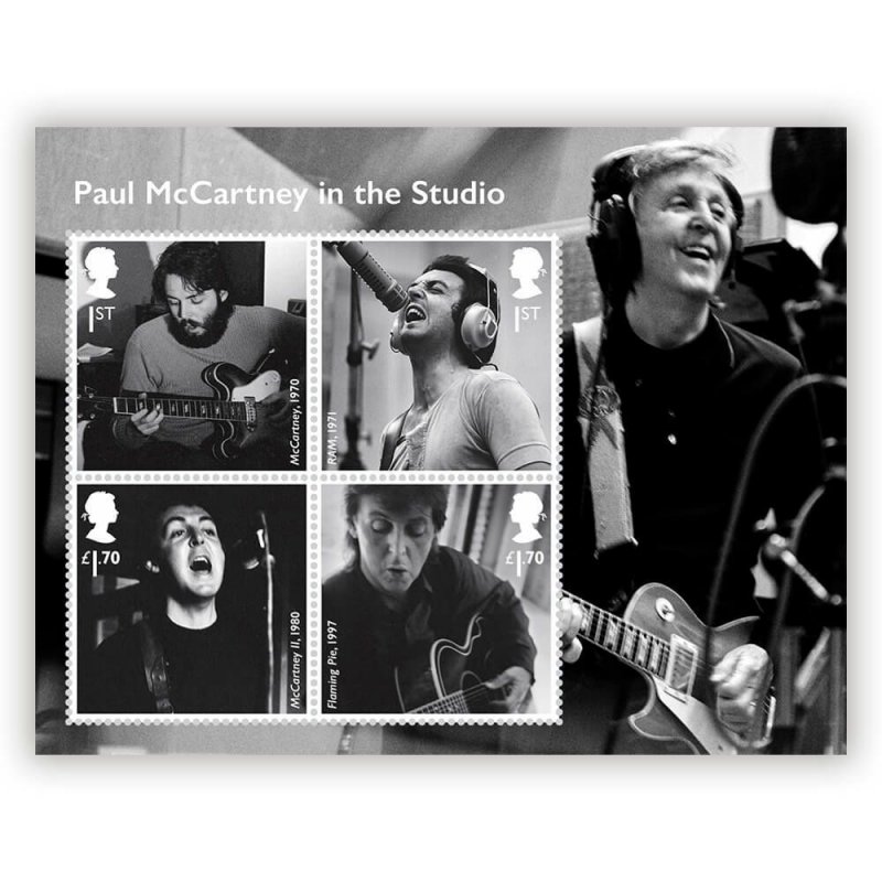 2021 Great Britain Paul McCartney MS4  (Scott 4115) MNH