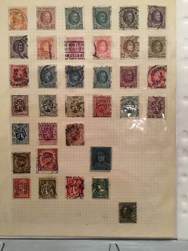 Belgium stamps sheet R24333