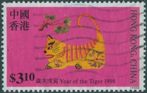 Hong Kong 1998 SG917 $3.10 Year of the Tiger FU