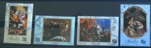 MALTA 2005 ST.CATHERINE IN ART SET SG1432/1435  FINE USED