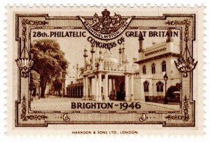 (I.B) Cinderella : 28th Philatelic Congress (Brighton 1946) Pavilion
