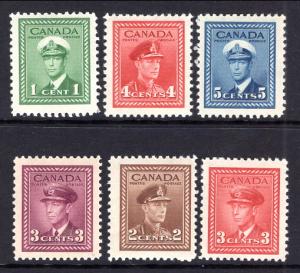 Canada 249-252,244-245 MNH VF
