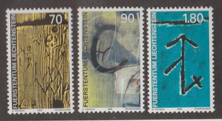 Liechtenstein Scott #1156-1157-1158 Stamps - Mint NH Set