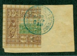 Somali Coast #11a On Piece  VF