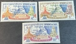 LAOS # 89-91--MINT/NEVER HINGED--COMPLETE SET---1964
