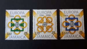 50th anniversary of EUROPA stamps - Jamaica ** MNH Full set