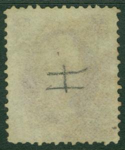 EDW1949SELL : USA 1870 Scott #153 Used Nice stamp Red cance PSAG Cert. Cat $245