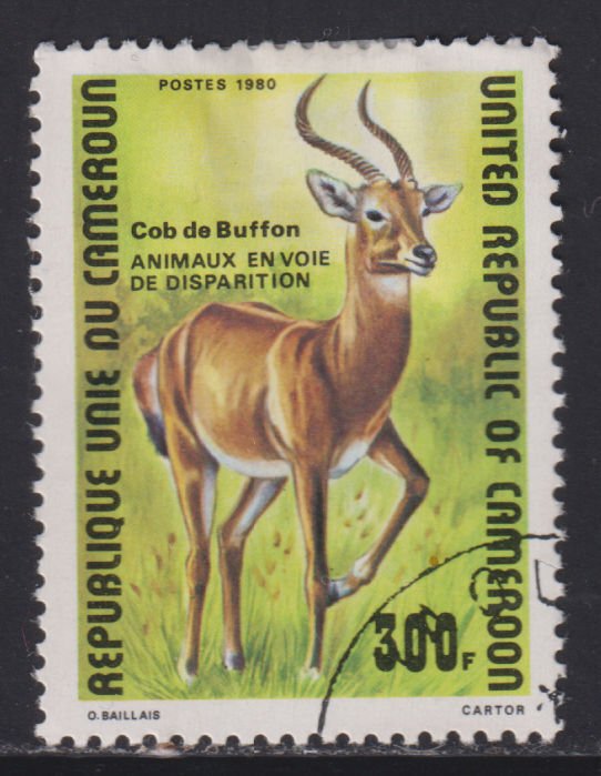 Cameroun 679 Buffon's Antelope 1980