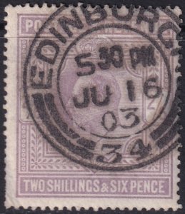 Great Britain 1902 Sc 139 used Edinburgh cancel