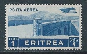 Eritrea #C11 NH 1L Plane Over Bridge