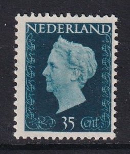 Netherlands  #296  MNH  1947  Wilhelmina   35c