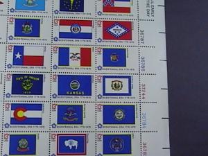 U.S.# 1633-1682(1682a)-MINT/NEVER HINGED-- PANE OF 50--BICENT.-STATE FLAGS--1976