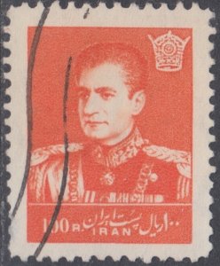 IRAN Sc # 1124 USED SINGLE from SET, SHAH of IRAN