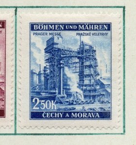 German Bohemia 1940 Early Issue Fine Mint Hinged 2.50K. NW-91515