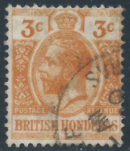 British Honduras, Sc #77, 3c Used