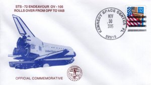 STS-72 ENDEAVOUR OV-105,  KENNEDY SPACE CENTER, FL  1995  FDC15877 