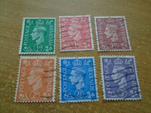 Great Britain  #  258-63  used