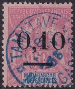 Madagascar 1902 Sc 60 used Tamatave cancel