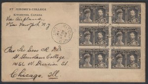 Canada CLP3 - Aug. 25, 1919 Toronto tied on cover to Chicago IL