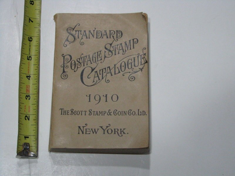 1910 Scott's Stamp Catalog - Nice condition