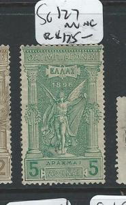 GREECE (P2602B) OLYMPICS SC 127   MNG