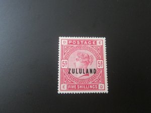 Zululand 1892 Sc 11 MH