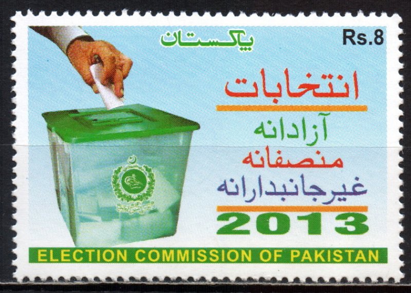 Pakistan. 2013. 1444. Elections. MNH.