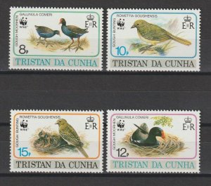 TRISTAN DA CUNHA 1991 WWF SG 518/21 MNH