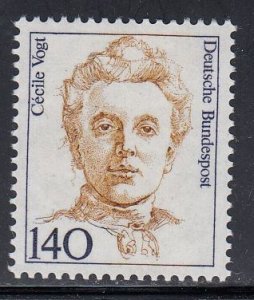 Germany 1989 Sc#1487 Mi#1432 Cécile Vogt (1875-1962) MNH**