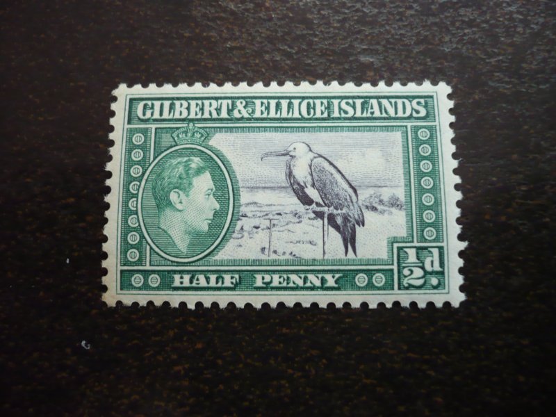 Stamps - Gilbert & Ellice - Scott# 40 - Mint Hinged Part Set of 1 Stamp