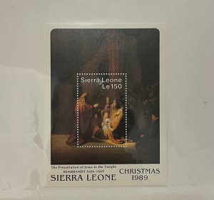 Souvenir Sheet Sierra Leone Scott #1166 nh