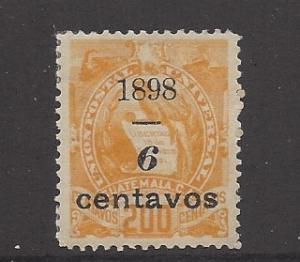Guatemala, 85, Surcharged Single, Hinged