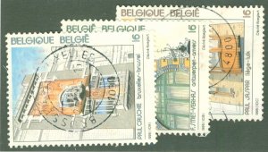 BELGIUM 1587-9 USED BIN $1.00