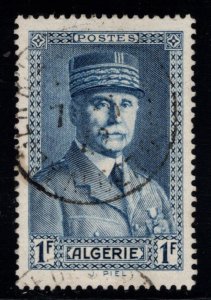 ALGERIA Scott 135 Used Marshal Petain stamp