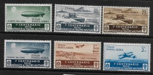 ITALY, C66-C71, HINGED, INC. SET, MILITARY ISSUE