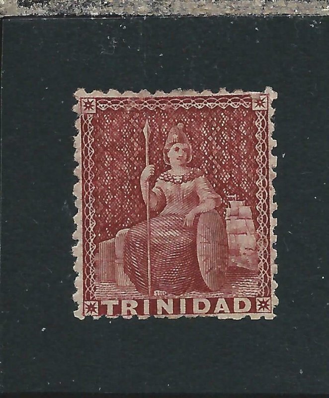 TRINIDAD 1863-80 (1d) LAKE MM SG 69 CAT £65