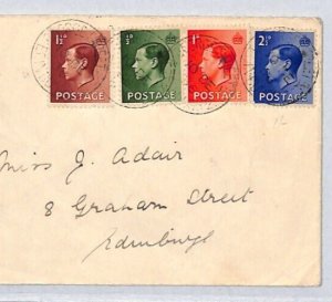 GB KEVIII 1936 Set ABDICATION DAY Cover *GEORGE STREET* CDS Edin'r ROYALTY YB137