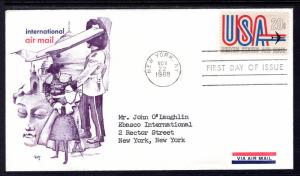 US C75 USA Marg Typed FDC 