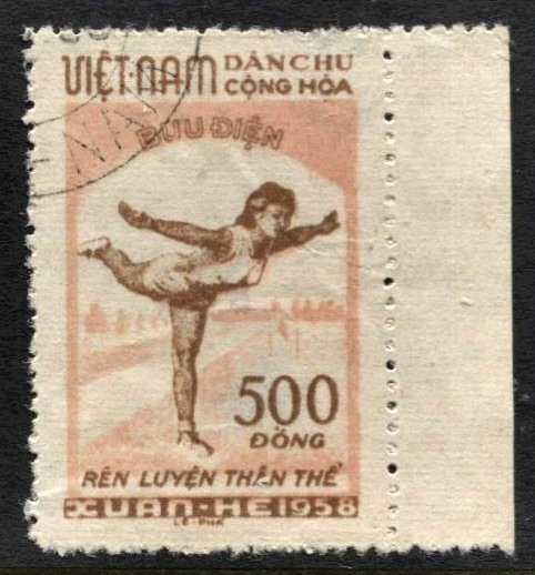 STAMP STATION PERTH North Vietnam #68 General Issue Used 1958