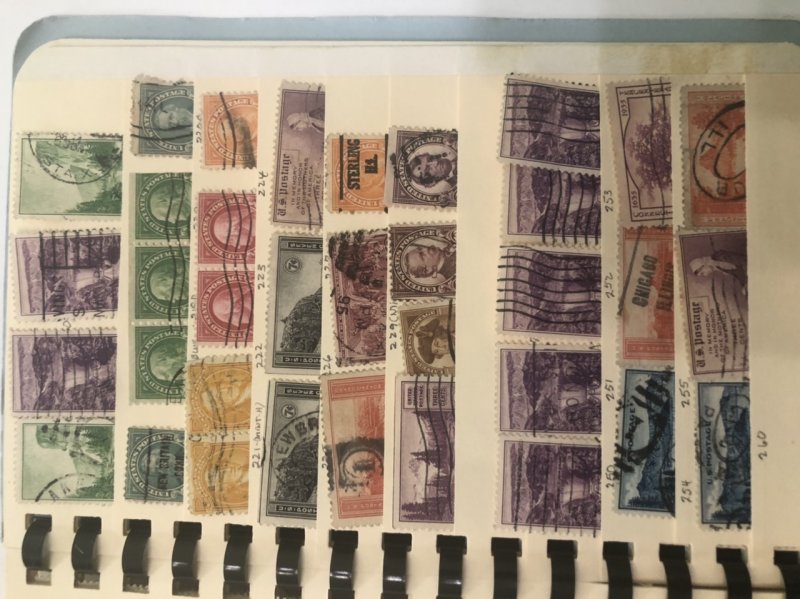 2 Stamp Stock Books Full Of Old U.S Has Some Revenue + Other Countries