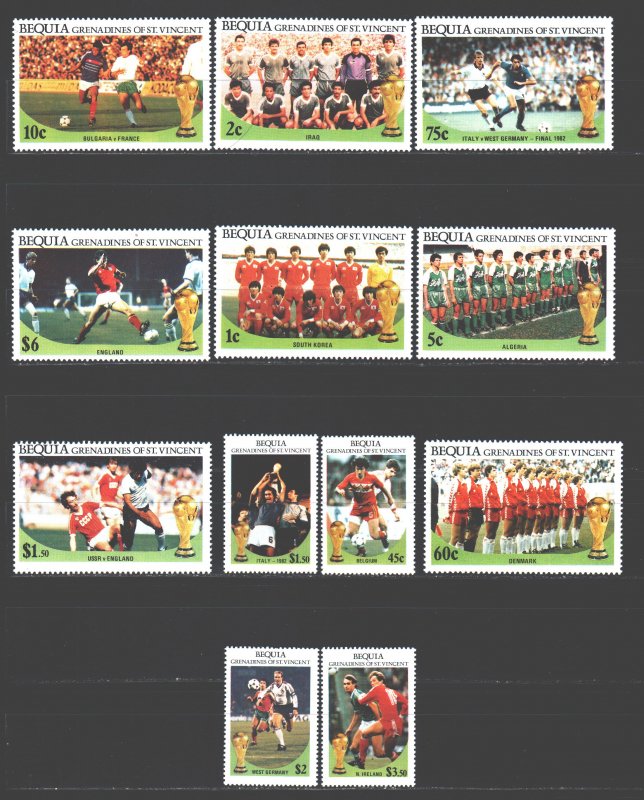 Saint Vincent and the Grenadines. 1986. 177-88. Mexico soccer world cup. MNH.