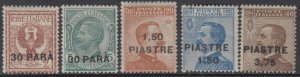 Italy Costantinopoli - Sassone n.47-51 (47+49+51 MNH** - 48+50 MH*)