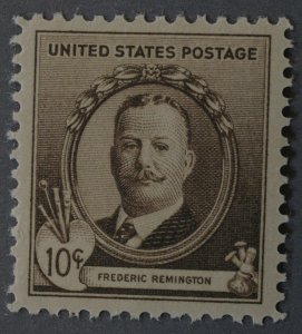 United States #888 Frederic Remington MNH