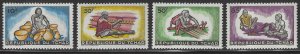 Chad #96-99 (1964), MNH compl. set, cat. $4.45