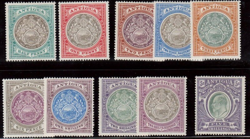 Antigua #21 - #30 VF Mint Set 