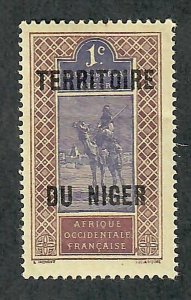 Niger #1 Mint Hinged single