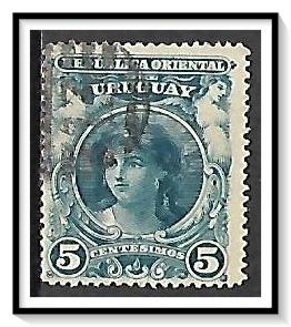 Uruguay #154 Girl's Head Used