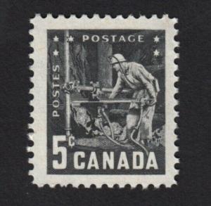 = MINER with DRILL = Canada 1957 #373 MNH q08 