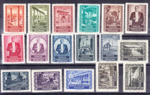 Turkey 1952 Sites & Ataturk Set Complete (16) VF/NH